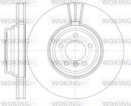 Woking D61132.10 - Kočioni disk www.molydon.hr