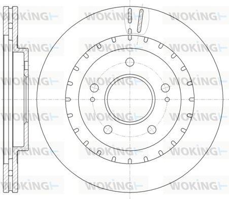 Woking D61137.10 - Kočioni disk www.molydon.hr