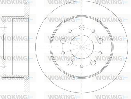 Woking D61120.00 - Kočioni disk www.molydon.hr