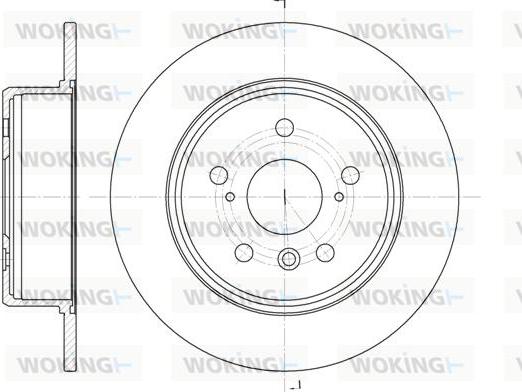 Woking D61128.00 - Kočioni disk www.molydon.hr