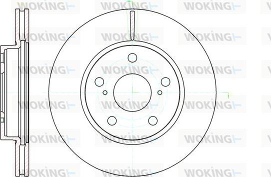 Woking D61122.10 - Kočioni disk www.molydon.hr