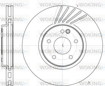 Woking D61127.10 - Kočioni disk www.molydon.hr