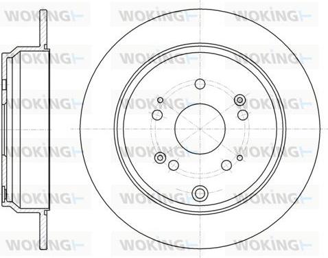 Woking D61174.00 - Kočioni disk www.molydon.hr