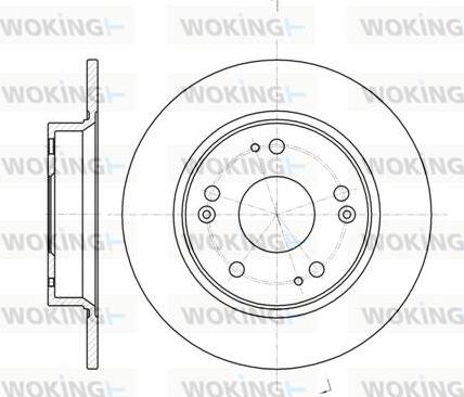 Woking D61175.00 - Kočioni disk www.molydon.hr