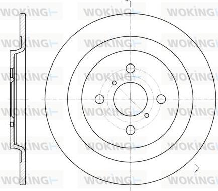 Woking D61173.00 - Kočioni disk www.molydon.hr