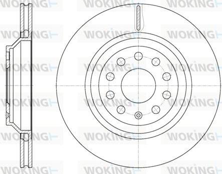 Woking D61172.10 - Kočioni disk www.molydon.hr