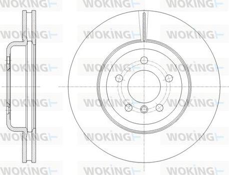 Woking D61842.10 - Kočioni disk www.molydon.hr