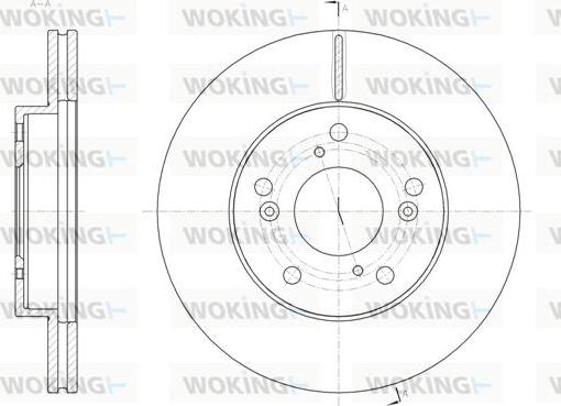 Woking D61855.10 - Kočioni disk www.molydon.hr