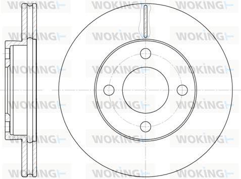 Woking D6185.10 - Kočioni disk www.molydon.hr