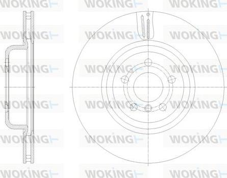 Woking D61851.10 - Kočioni disk www.molydon.hr