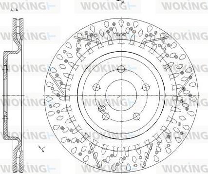 Woking D6185310 - Kočioni disk www.molydon.hr