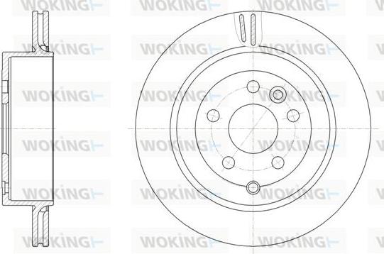 Woking D61868.10 - Kočioni disk www.molydon.hr