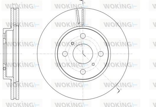 Woking D61809.10 - Kočioni disk www.molydon.hr