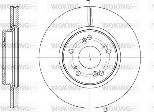 Woking D61807.10 - Kočioni disk www.molydon.hr