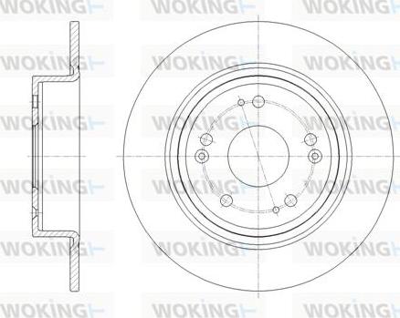 Woking D61811.00 - Kočioni disk www.molydon.hr