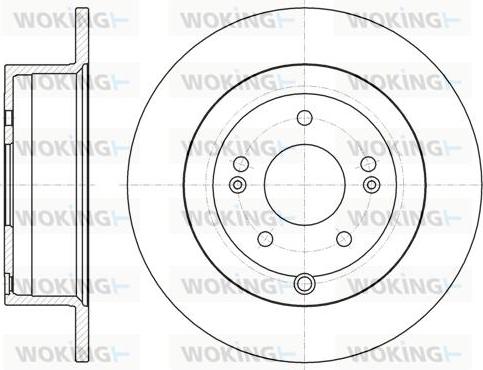 Woking D61886.00 - Kočioni disk www.molydon.hr