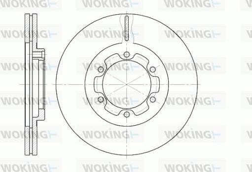 Woking D6188.10 - Kočioni disk www.molydon.hr