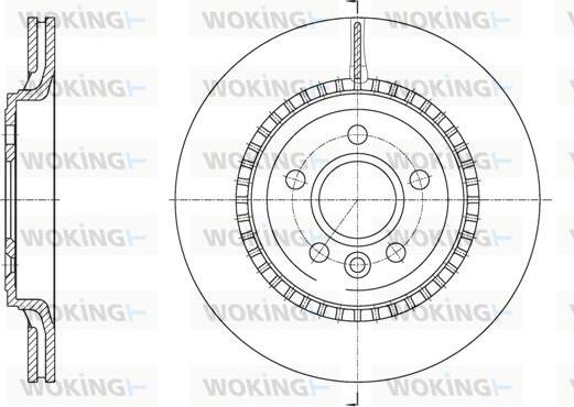 Woking D61888.10 - Kočioni disk www.molydon.hr