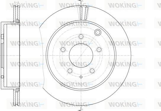 Woking D61882.10 - Kočioni disk www.molydon.hr