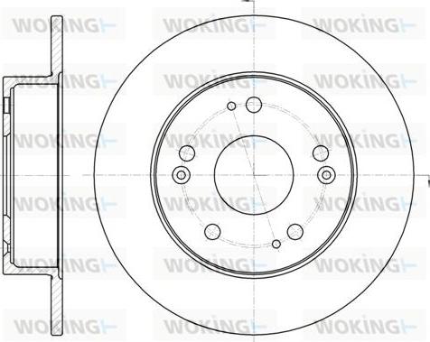 Woking D61831.00 - Kočioni disk www.molydon.hr