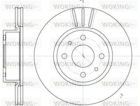 Woking D6183.10 - Kočioni disk www.molydon.hr