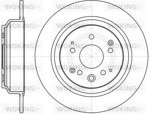 Woking D61832.00 - Kočioni disk www.molydon.hr