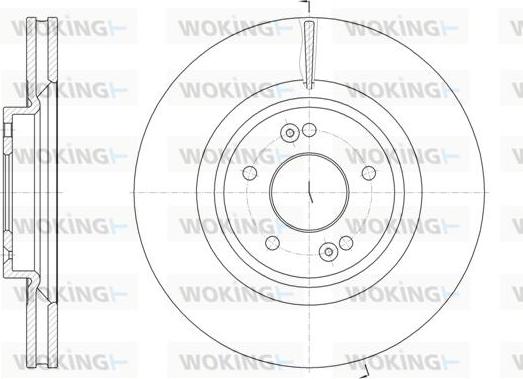 Woking D61824.10 - Kočioni disk www.molydon.hr