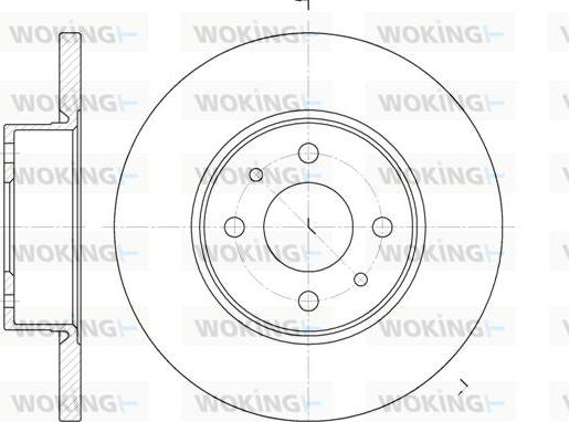 Woking D6182.00 - Kočioni disk www.molydon.hr