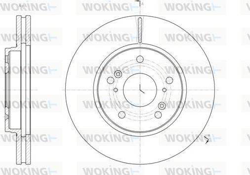 Woking D61821.10 - Kočioni disk www.molydon.hr