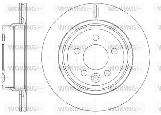 Woking D61828.10 - Kočioni disk www.molydon.hr