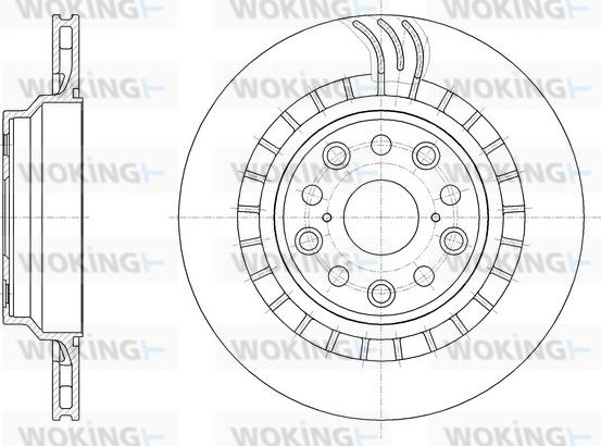 Woking D61879.11 - Kočioni disk www.molydon.hr