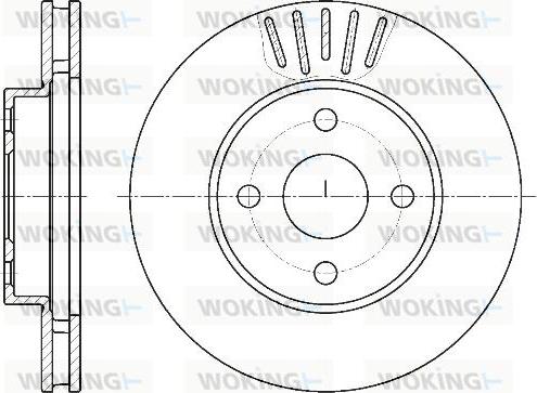 Woking D61874.10 - Kočioni disk www.molydon.hr