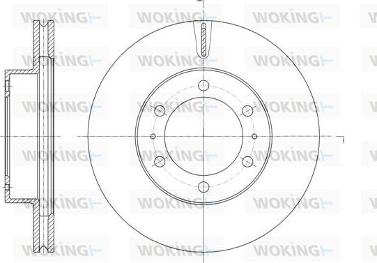 Woking D61875.10 - Kočioni disk www.molydon.hr