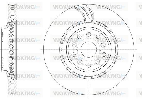 Woking D61877.10 - Kočioni disk www.molydon.hr