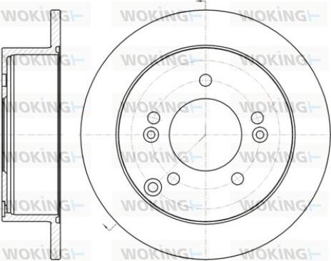 Woking D61399.00 - Kočioni disk www.molydon.hr