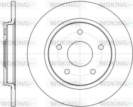 Woking D61394.00 - Kočioni disk www.molydon.hr