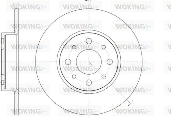 Woking D61390.00 - Kočioni disk www.molydon.hr