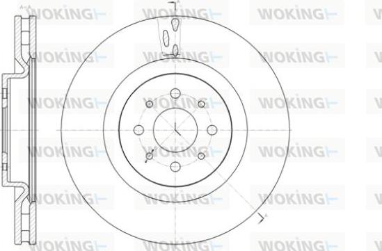 Woking D61391.10 - Kočioni disk www.molydon.hr