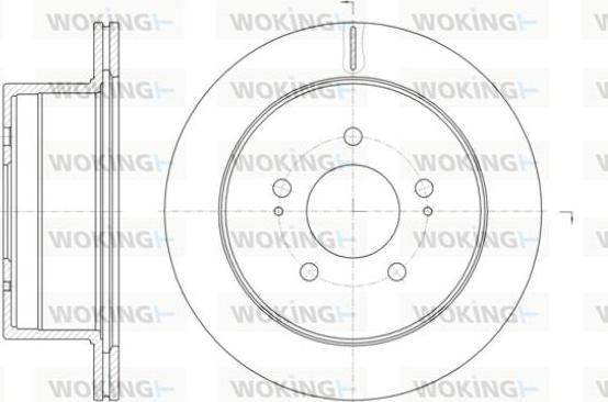 Woking D61398.10 - Kočioni disk www.molydon.hr