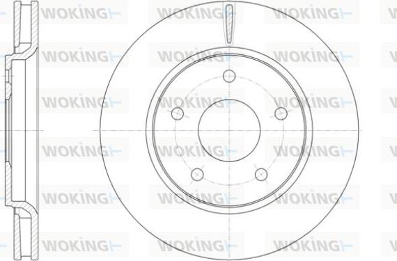 Woking D61393.10 - Kočioni disk www.molydon.hr