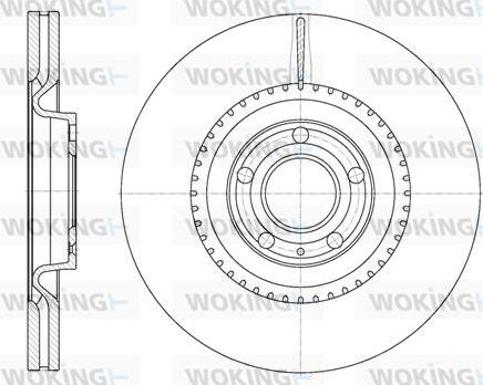 Woking D61392.10 - Kočioni disk www.molydon.hr