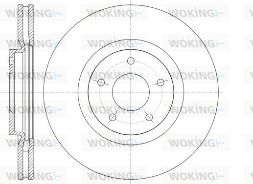 Woking D61349.10 - Kočioni disk www.molydon.hr