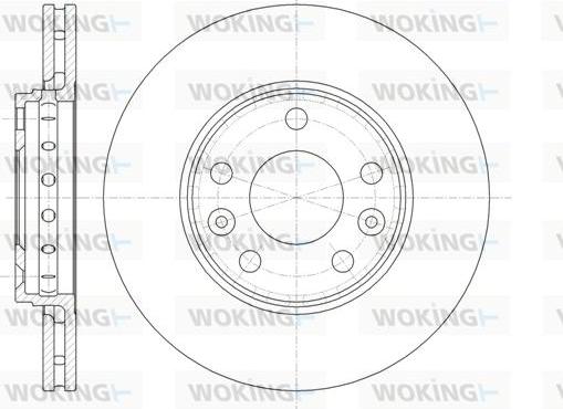 Woking D61346.10 - Kočioni disk www.molydon.hr