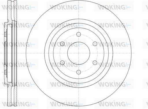 Woking D61348.10 - Kočioni disk www.molydon.hr