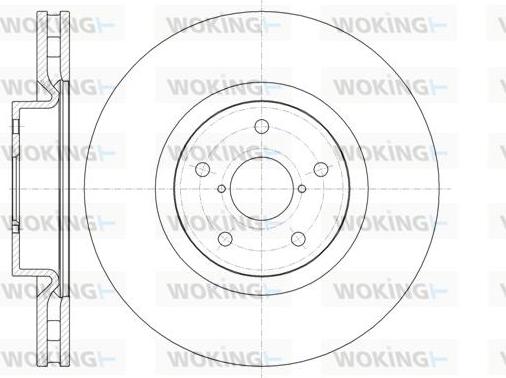 Woking D61342.10 - Kočioni disk www.molydon.hr