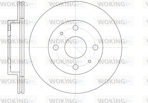 Woking D61355.10 - Kočioni disk www.molydon.hr