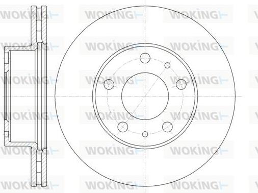 Woking D61351.10 - Kočioni disk www.molydon.hr