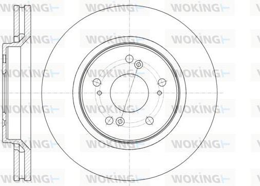 Woking D61358.10 - Kočioni disk www.molydon.hr