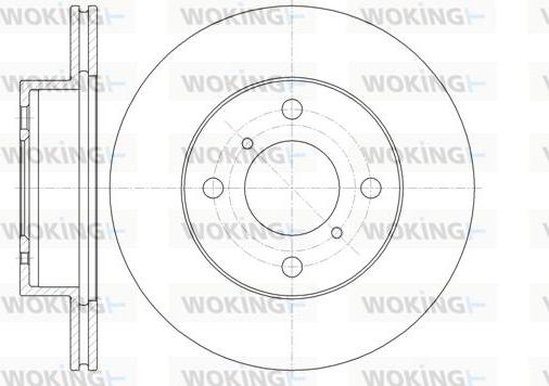 Woking D61353.10 - Kočioni disk www.molydon.hr