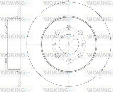 Woking D61352.00 - Kočioni disk www.molydon.hr